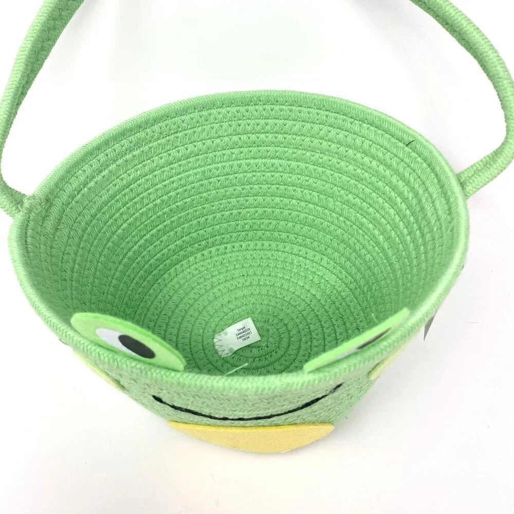 Target Circular Rope Decorative Easter Basket Frog Green Spritz™ Decor